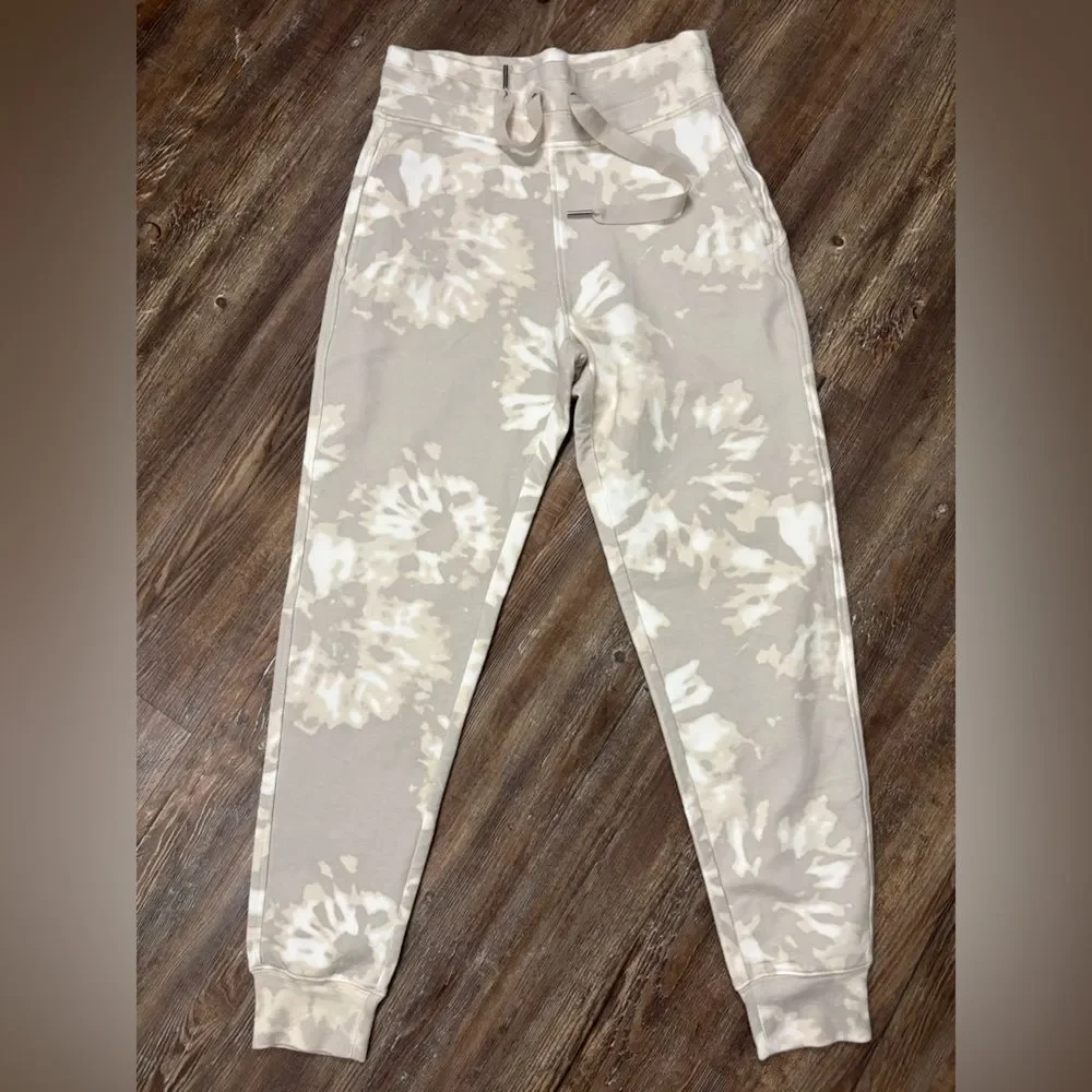 Athleta Willow Abalone Grey Drawstring Waistband Balance Jogger Pants XS Soft